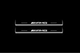 Mercedes E W210 Stainless Steel LED Door Sills – AMG Logo