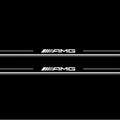 Mercedes E W210 Stainless Steel LED Door Sills – AMG Logo
