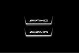 Mercedes-Benz EQE SUV X294 2022+ Stainless Steel LED Door Sills – AMG