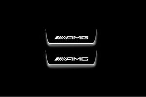 Mercedes-Benz EQE SUV X294 2022+ Stainless Steel LED Door Sills – AMG