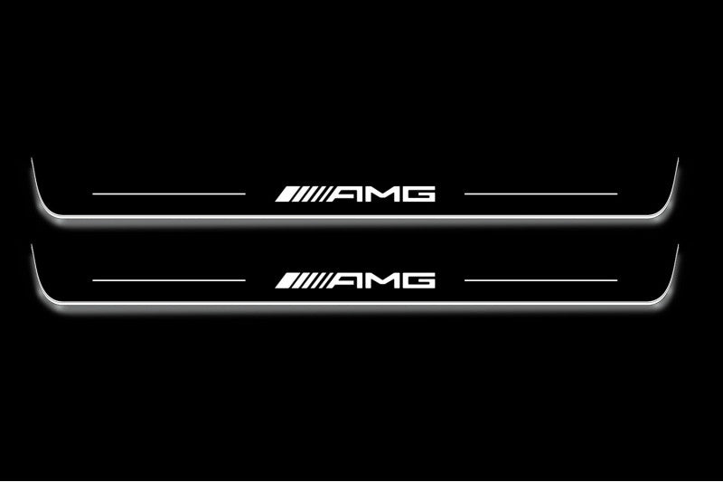 Mercedes-Benz E (C207) Coupe W212 Stainless Steel LED Door Sills – AMG