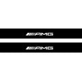 Mercedes A W177 2018+ Illuminated Matte Sill Plates with logo AMG Mercedes Led Door Sills PRO opdesign