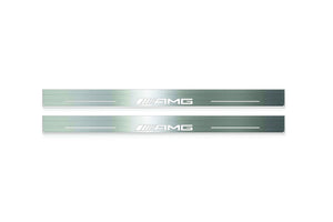 Mercedes-Benz E W124 1985+ Stainless Steel LED Door Sills – AMG