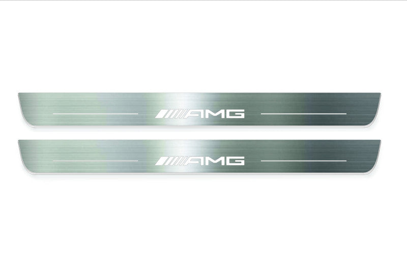 Mercedes-Benz E (C207) Coupe W212 Stainless Steel LED Door Sills – AMG