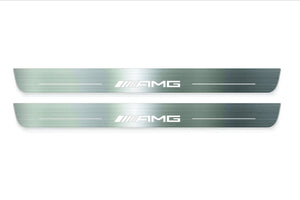 Mercedes-Benz E (C207) Coupe W212 Stainless Steel LED Door Sills – AMG