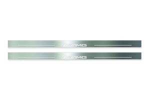 Mercedes-Benz E W124 1985+ Stainless Steel LED Door Sills – AMG