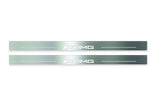 Mercedes E W210 Stainless Steel LED Door Sills – AMG Logo