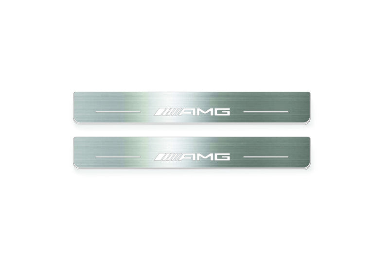 Mercedes-Benz C-Class W206 2021+ Stainless Steel LED Door Sills – AMG