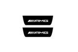 illuminated door sill protectors for Mercedes G-Class W464 2018+ stainless steel with AMG logo