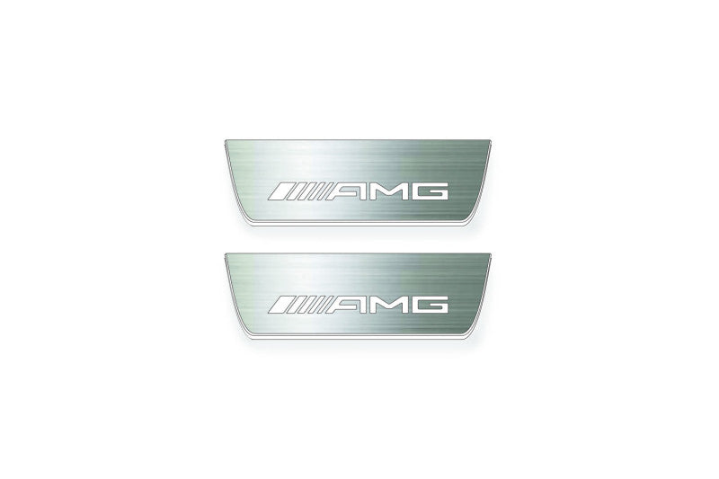 Mercedes-Benz G-Class W464 2018+ Stainless Steel LED Door Sills – AMG