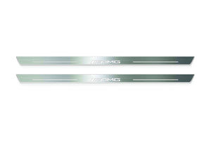 Mercedes-Benz V-Class W447 2014+ Stainless Steel LED Door Sills – AMG