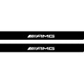 Mercedes S-Class W222 2013-2020 Illuminated Matte Sill Plates with logo AMG Mercedes Led Door Sills PRO opdesign