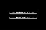 Mercedes-Benz C W205 2014+ Stainless Steel LED Door Sills – AMG С43