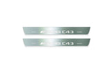 Mercedes-Benz C W205 2014+ Stainless Steel LED Door Sills – AMG С43