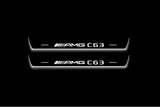 Mercedes-Benz C W205 2014+ Stainless Steel LED Door Sills – AMG С63