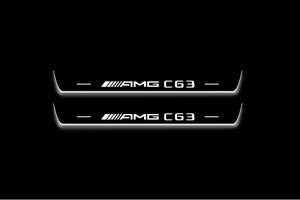 Mercedes-Benz C W205 2014+ Stainless Steel LED Door Sills – AMG С63