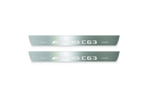 Mercedes-Benz C W205 2014+ Stainless Steel LED Door Sills – AMG С63