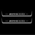 Mercedes-Benz E W213 Stainless Steel LED Door Sills – AMG E43 Logo
