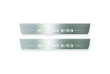 Mercedes-Benz E W213 Stainless Steel LED Door Sills – AMG E43 Logo