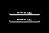 Mercedes-Benz E W213 Stainless Steel LED Door Sills – AMG E63 Logo