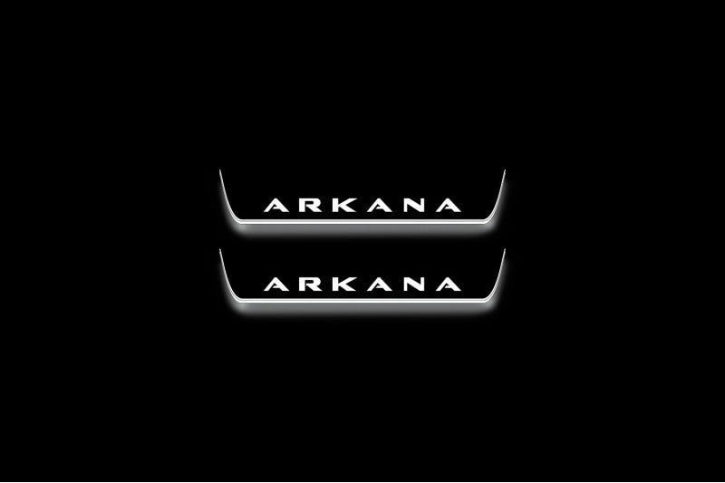 Renault Arkana 2019+ Stainless Steel LED Door Sills – Arkana Logo