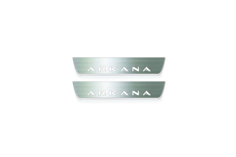Renault Arkana 2019+ Stainless Steel LED Door Sills – Arkana Logo