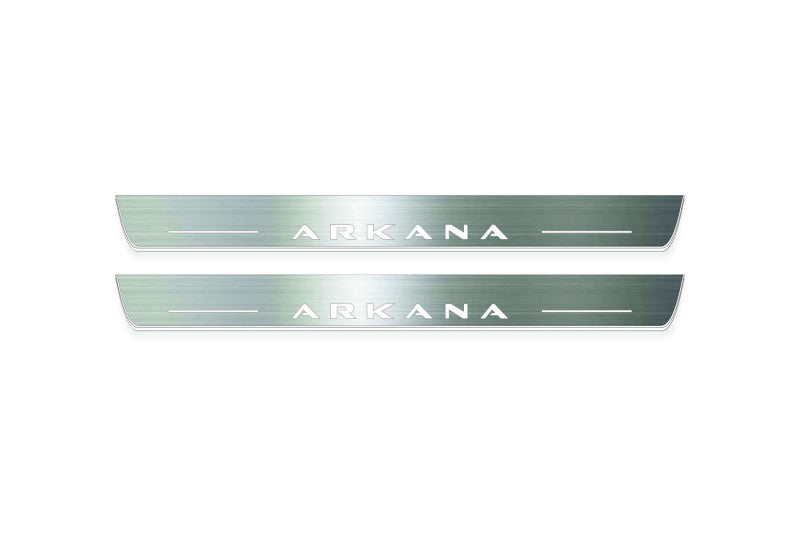 Renault Arkana 2019+ Stainless Steel LED Door Sills – Arkana Logo