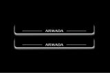 Nissan Armada II Y62 Stainless Steel LED Door Sills – Armada Logo