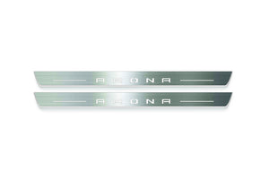 Seat Arona 2017+ Stainless Steel LED Door Sills – Arona Logo