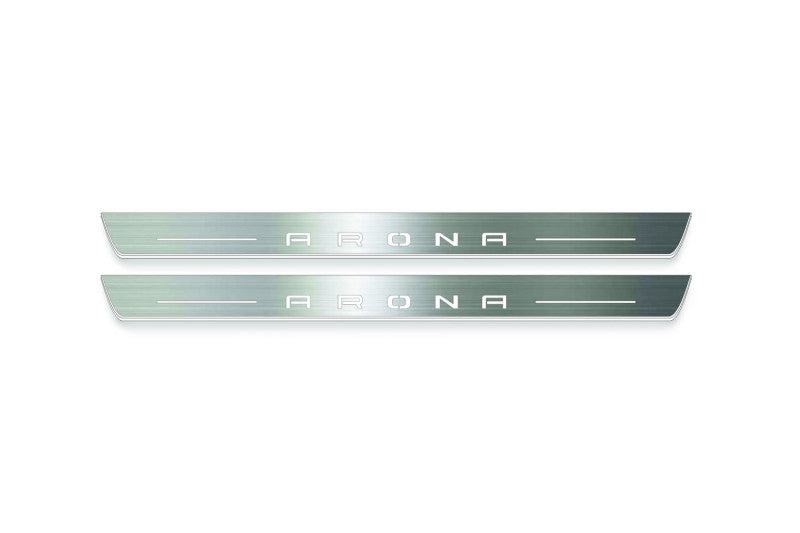Seat Arona 2017+ Stainless Steel LED Door Sills – Arona Logo