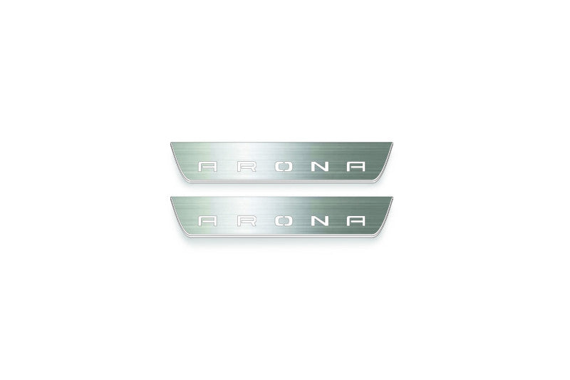 Seat Arona 2017+ Stainless Steel LED Door Sills – Arona Logo