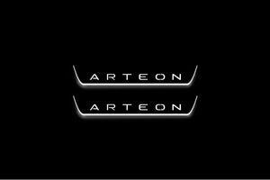 Volkswagen Arteon 2017+ Stainless Steel LED Door Sills – Arteon Logo