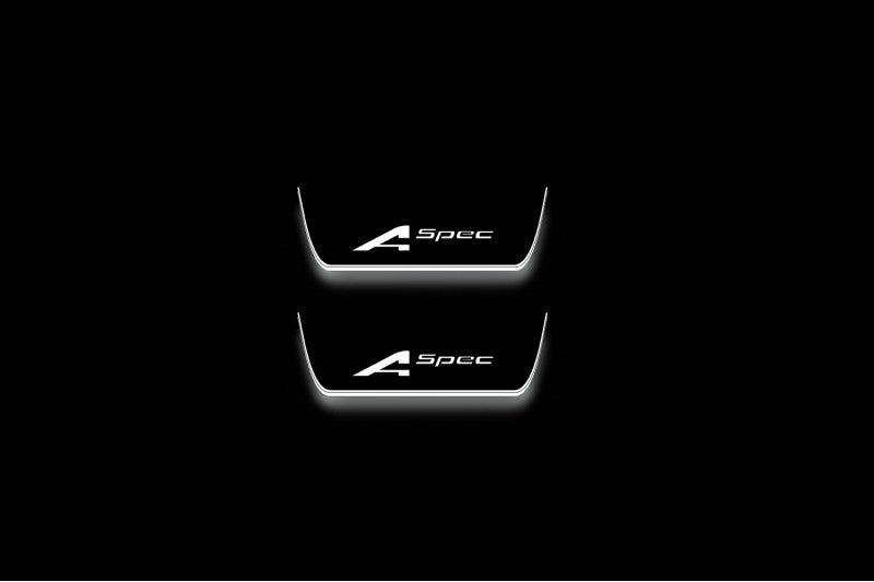 Acura RDX III 2018+ Door Sill Guards – LED Illuminated Sill Plates with A-Spec Logo