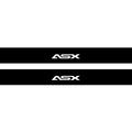 Mitsubishi ASX I 2010-2023 Illuminated Matte Sill Plates with logo ASX Mitsubishi Led Door Sills PRO opdesign