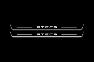 Seat Ateca 2016+ Stainless Steel LED Door Sills – Ateca Logo