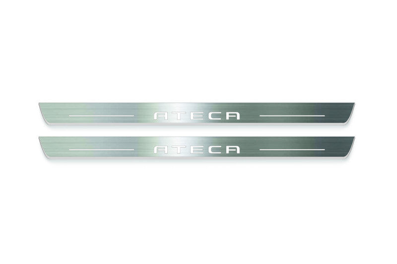 Seat Ateca 2016+ Stainless Steel LED Door Sills – Ateca Logo