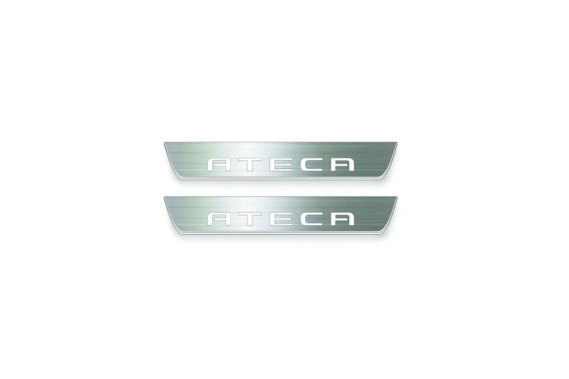 Seat Ateca 2016+ Stainless Steel LED Door Sills – Ateca Logo