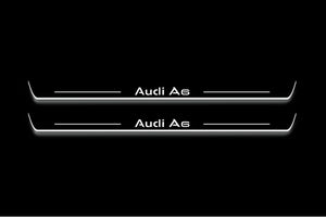 Audi A6 C8 2018+ Stainless Steel LED Door Sills – Audi A6 Logo