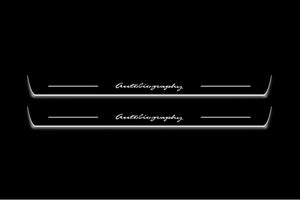 Range Rover III L322 2002-2012 Autobiography LED Door Sills Illuminated Scuff Autobiography Logo Stainless Steel Entry Guards