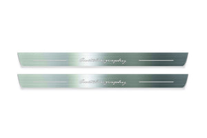 Range Rover III L322 2002-2012 Autobiography LED Door Sills Illuminated Scuff Autobiography Logo Stainless Steel Entry Guards