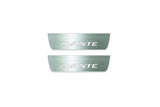 Hyundai Avante V MD 2010+ door sill plates in stainless steel with Avante logo