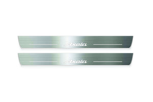Mazda 3 III 2013+ Stainless Steel LED Door Sills – Axela Logo