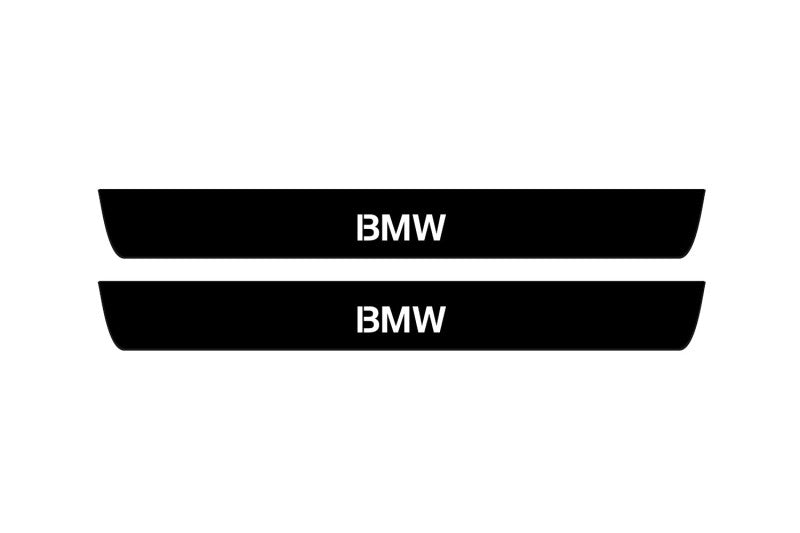 illuminated door sill protectors for BMW 3 G20 2019+ with BMW logo