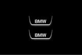 LED door sill plates BMW 3 G20 2019+ in stainless steel with BMW logo