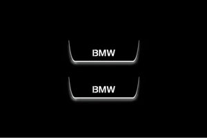BMW 5 G60 2023+ LED Door Sills Illuminated Scuff BMW Logo Stainless Steel Entry Guards Door Sills Decoin
