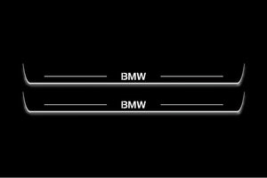 BMW 5 E34 1987-1996 LED Door Sills Illuminated Scuff BMW Logo Stainless Steel Entry Guards