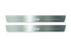 BMW 7 G11/G12 2015-2021 LED Door Sills Illuminated Scuff BMW Logo Stainless Steel Entry Guards Door Sills Decoin