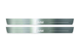 LED door sill plates stainless steel BMW 8 I G15 1989+ with BMW logo