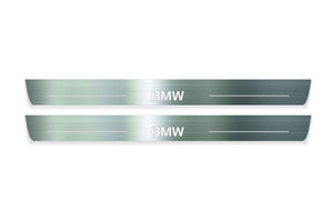BMW 8 I 1989-1999 LED Door Sills Illuminated Scuff BMW Logo Stainless Steel Entry Guards Door Sills Decoin