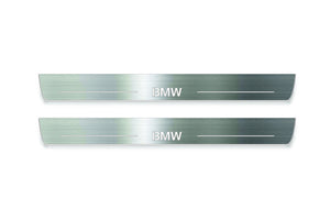 BMW 5 E60 2003-2010 LED Door Sills Illuminated Scuff BMW Logo Stainless Steel Entry Guards Door Sills Decoin